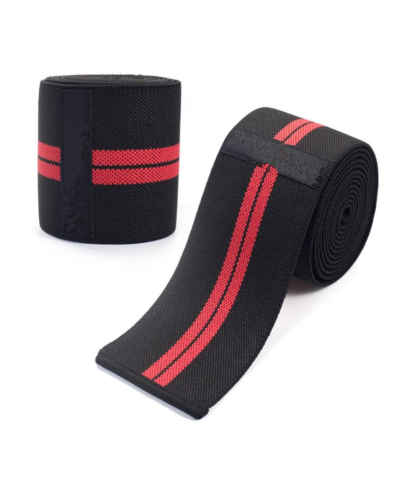 Powerlifting knee wrapping