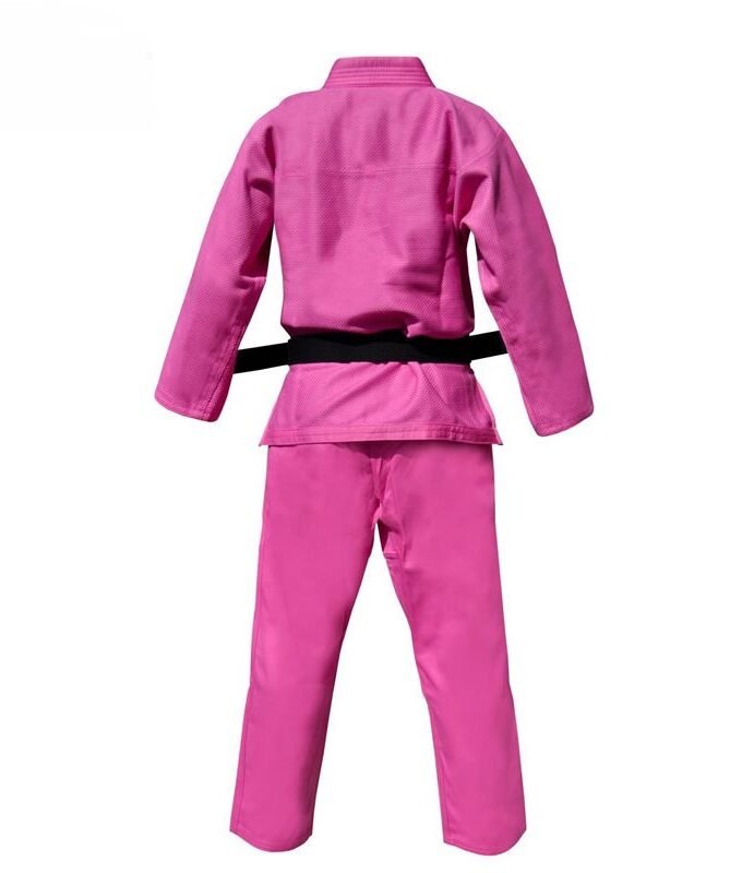 pink bjj gi back