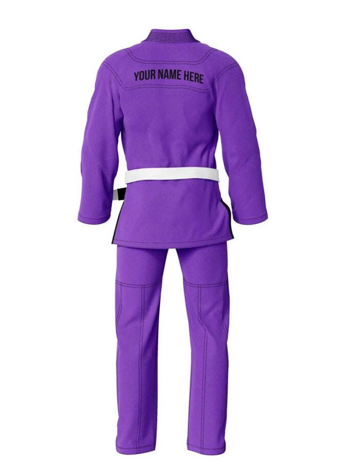 purple bjj gi back